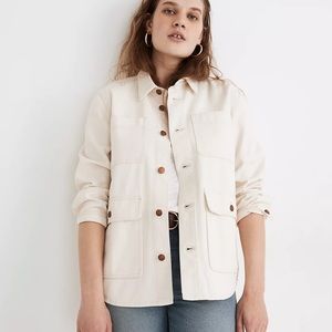 Madewell: Ashford Chore Jacket in Ecru